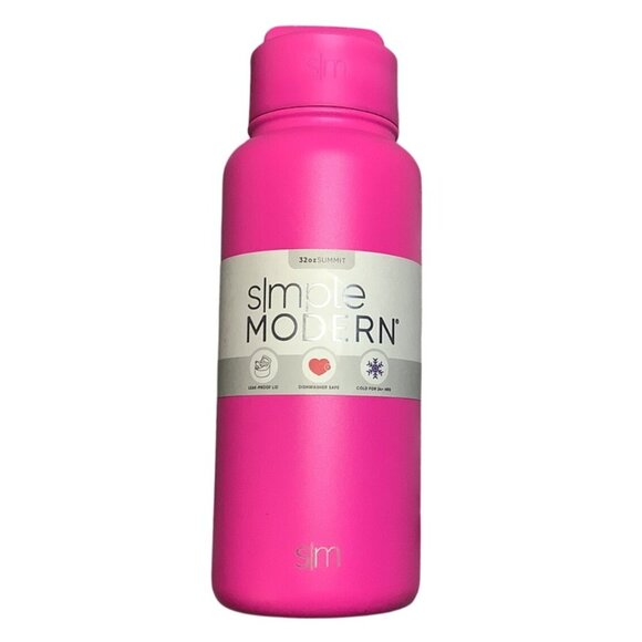 Simple Modern Summit 32oz Water Bottle With Straw Lid Reusable Insulated Pink - Picture 2 of 6